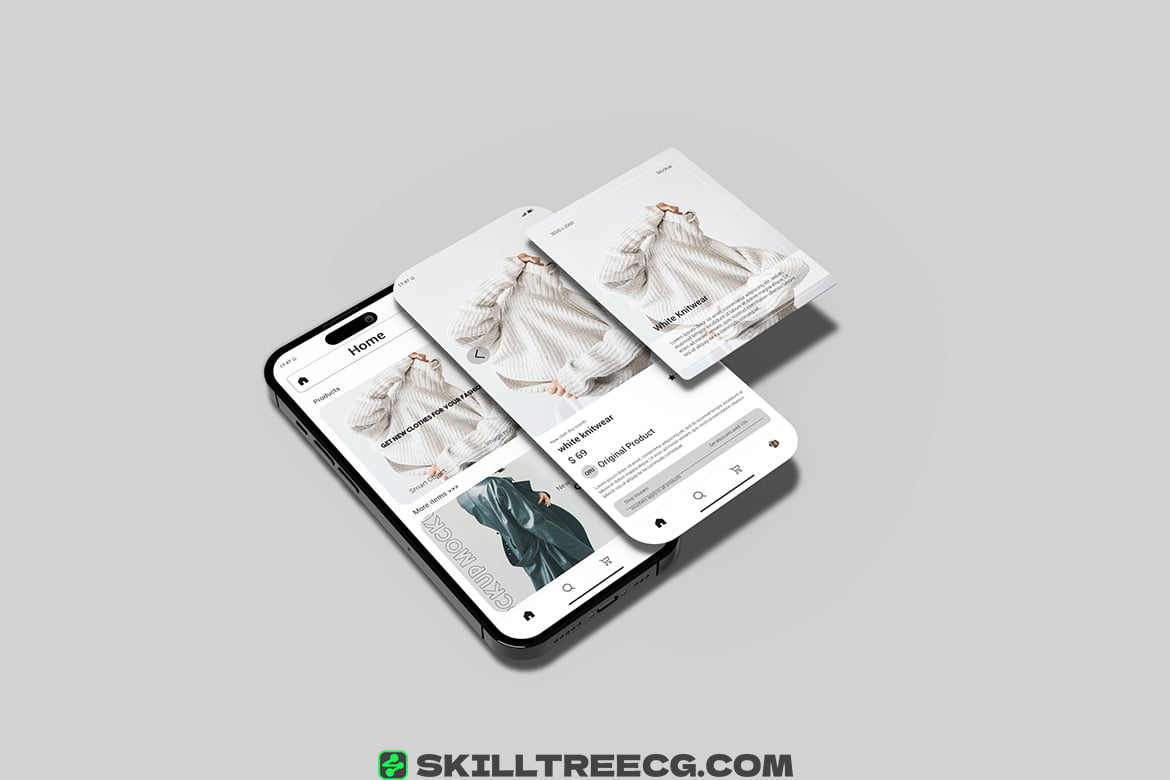 图片[3]-UI/UX App Presentation – Phone Mockup（511313）-技能树